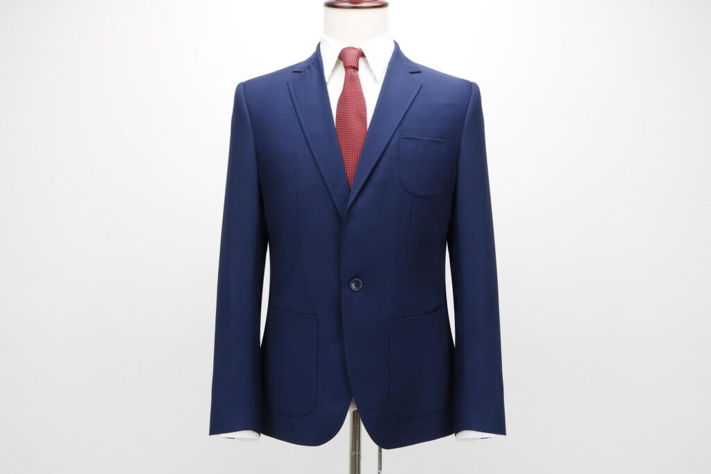 A well cleaned and pressed suit showing professional garment care and suit cleaning price in Nairobi benefits in fabric restoration